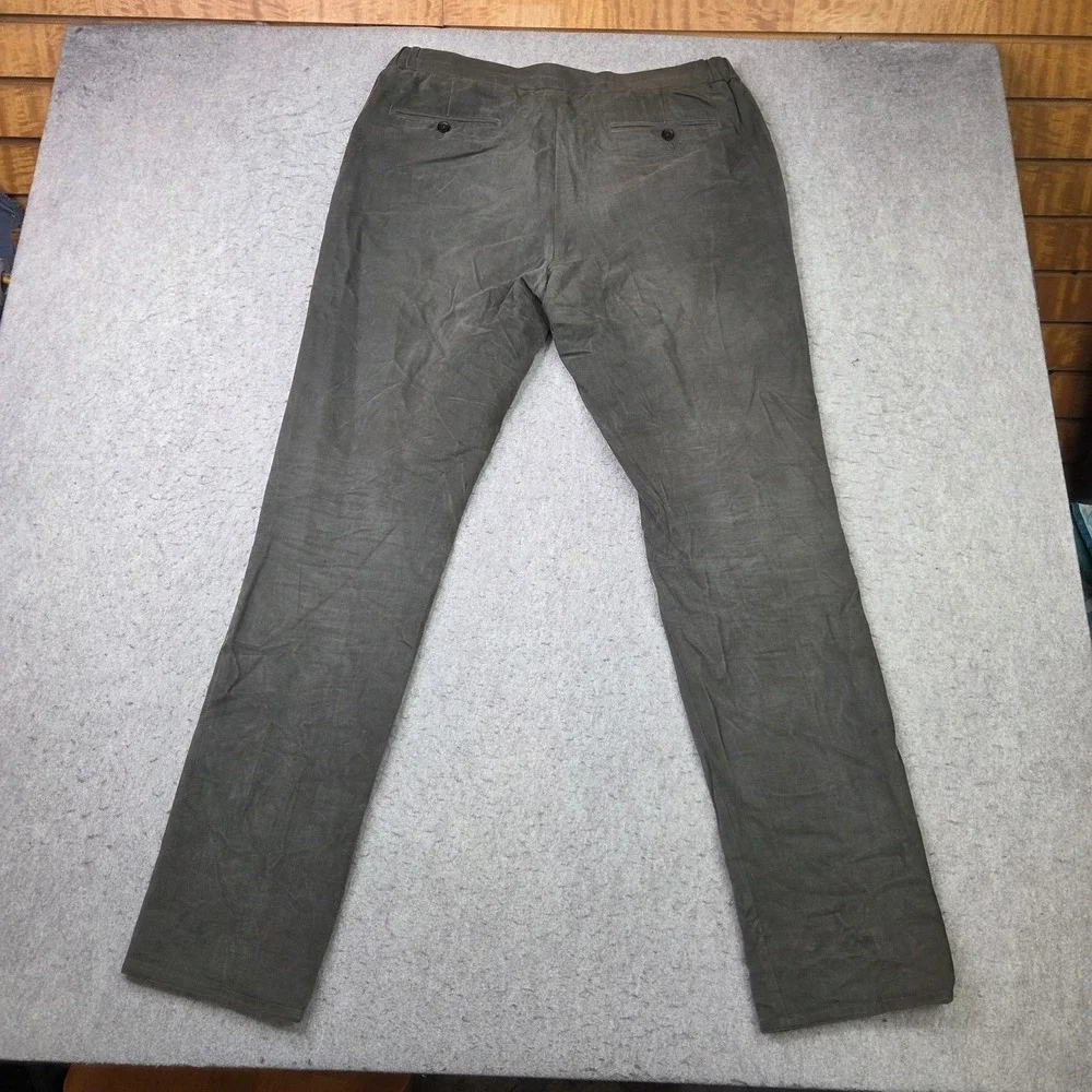 Suitsupply Tessuti Sondrio Pants Mens 52 (36x34) Dark Green Drawstring